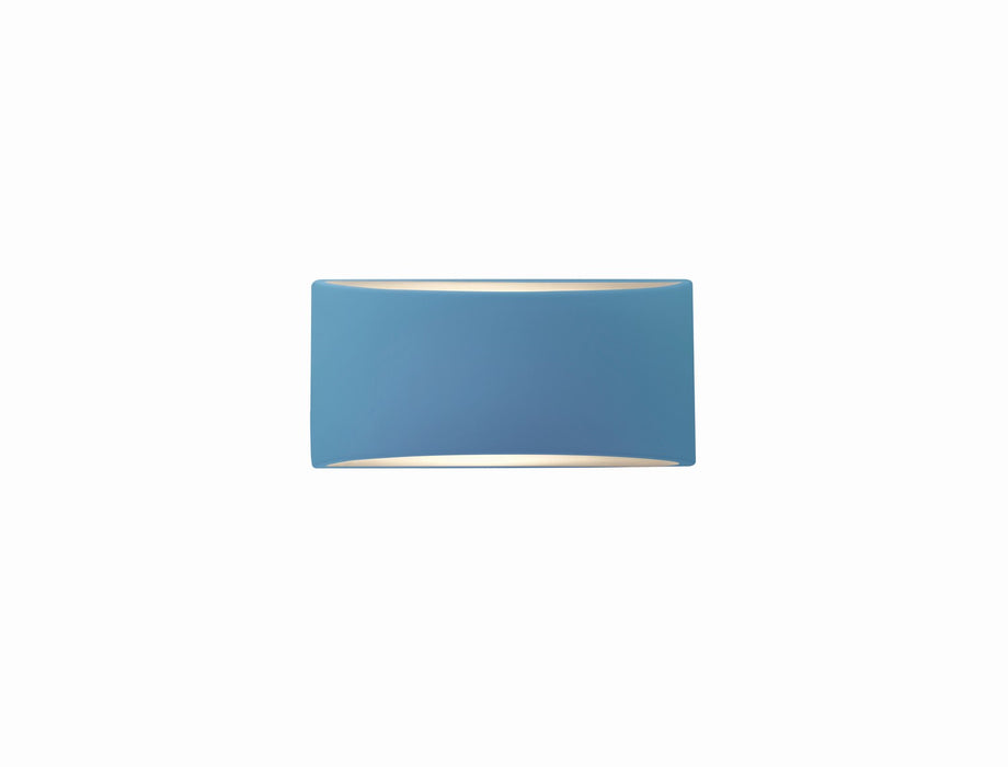 Justice Designs CER-5760-SKBL One Light Wall Sconce, Sky Blue