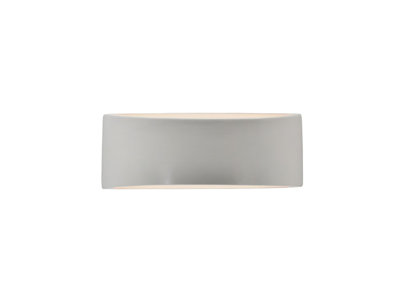 Justice Designs CER-5765-BIS One Light Wall Sconce, Bisque