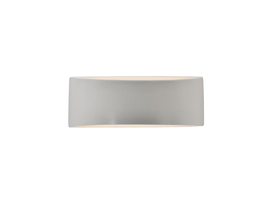 Justice Designs CER-5765-BIS One Light Wall Sconce, Bisque