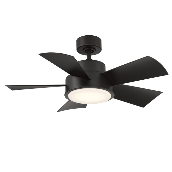 Modern Forms Fans FR-W1802-38L-MB 38" Ceiling Fan, Matte Black