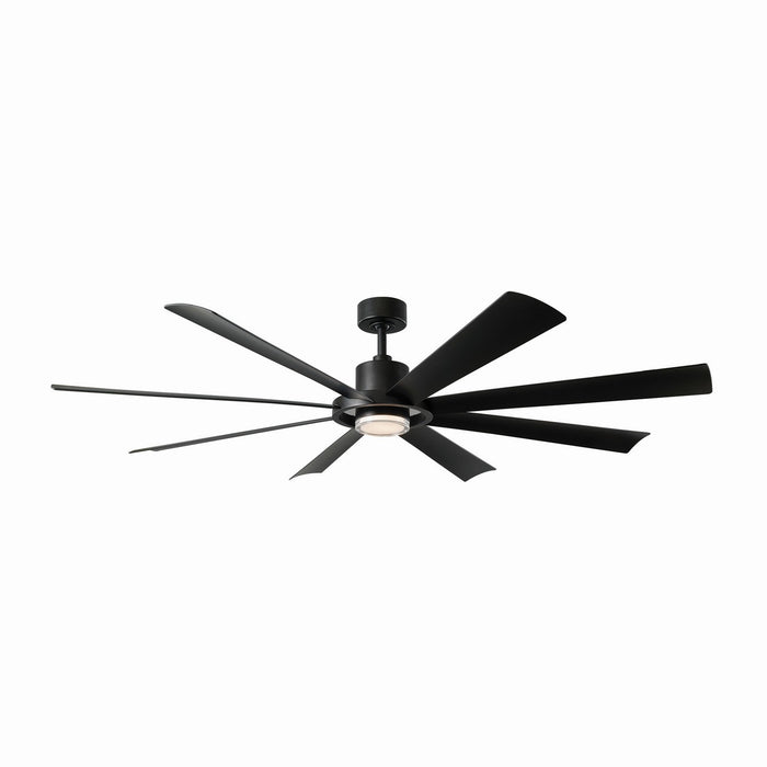 Modern Forms Fans FR-W2303-72L-MB 72" Ceiling Fan, Matte Black