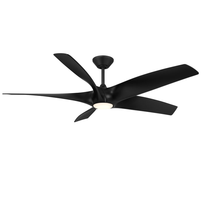 Modern Forms Fans FR-W2401-62L-MB 62" Ceiling Fan, Matte Black