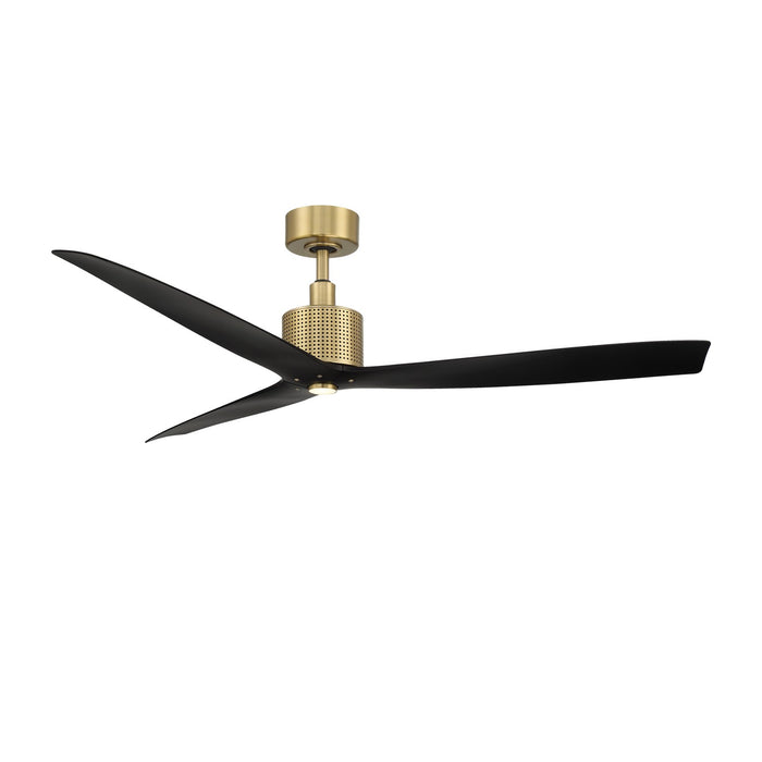 Modern Forms Fans FR-W2404-60L-SB/MB 60" Ceiling Fan, Soft Brass/Matte Black