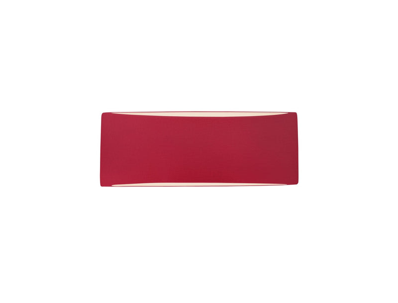 Justice Designs CER-5765-CRSE One Light Wall Sconce, Cerise