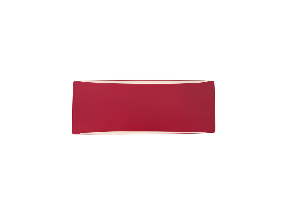 Justice Designs CER-5765-CRSE One Light Wall Sconce, Cerise