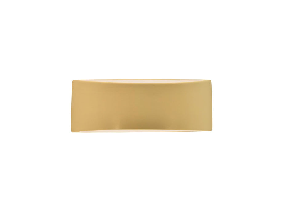 Justice Designs CER-5765-MYLW One Light Wall Sconce, Muted Yellow