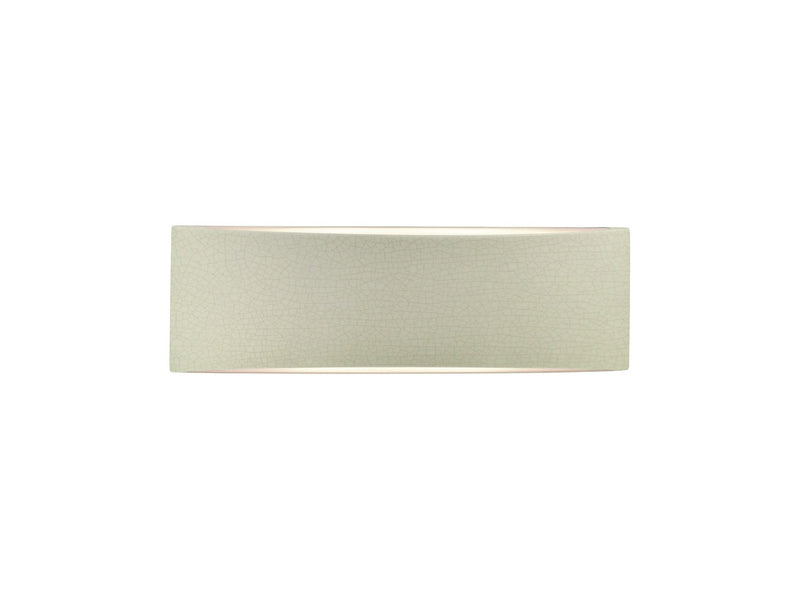 Justice Designs CER-5767-CKC Two Light Wall Sconce, Celadon Green Crackle