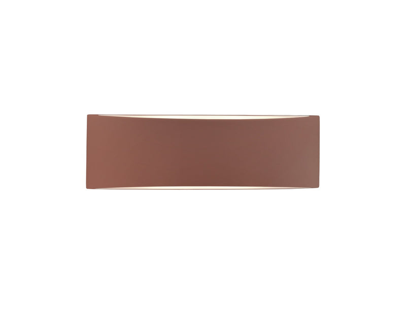 Justice Designs CER-5767-CLAY Two Light Wall Sconce, Canyon Clay