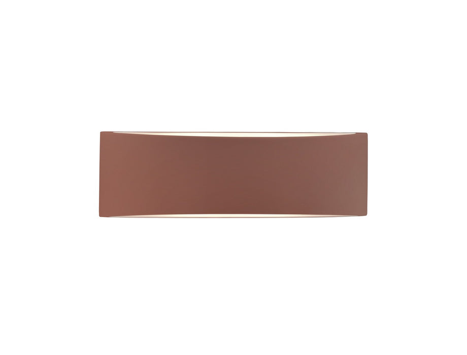 Justice Designs CER-5767-CLAY Two Light Wall Sconce, Canyon Clay