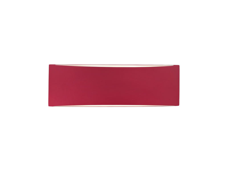 Justice Designs CER-5767-CRSE Two Light Wall Sconce, Cerise