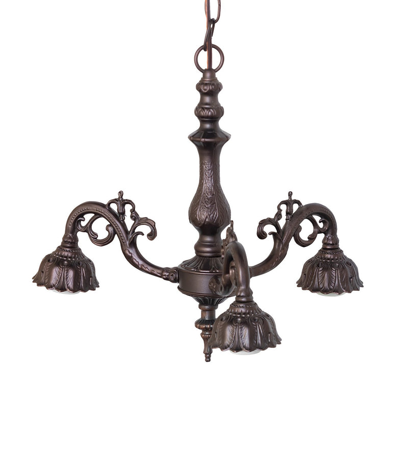 Meyda Tiffany 10401 Three Light Pendant Hardware, Mahogany Bronze