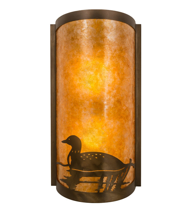 Meyda Tiffany 214485 Two light Wall Sconce, Antique Copper