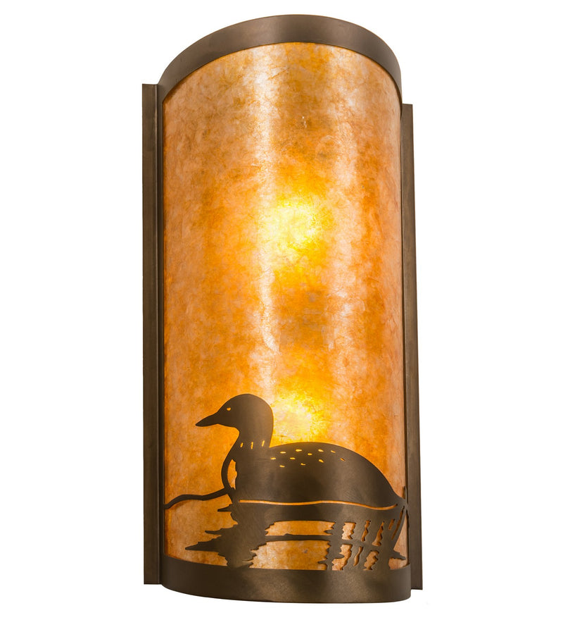 Meyda Tiffany 214485 Two light Wall Sconce, Antique Copper