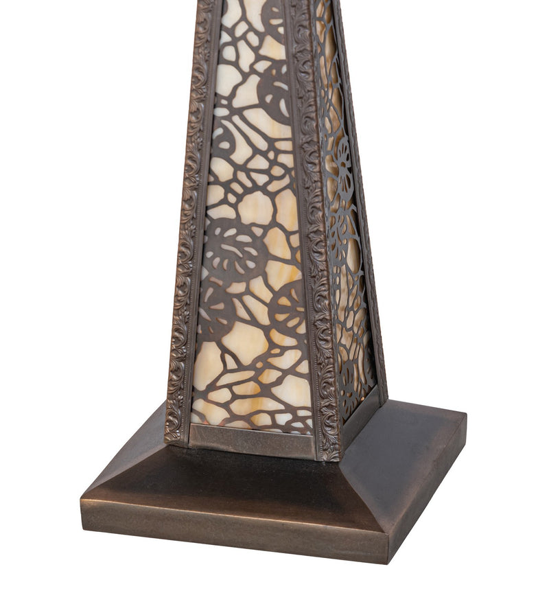 Meyda Tiffany 231503 One Light Table Lamp, Antique Copper