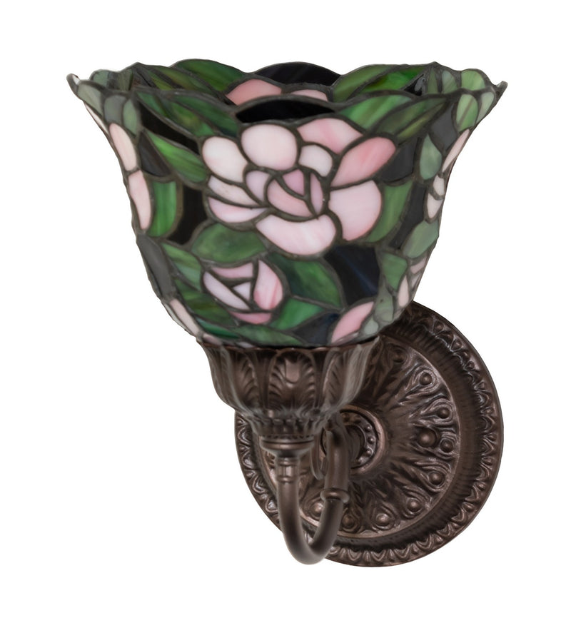 Meyda Tiffany 245429 One Light Wall Sconce, Mahogany Bronze