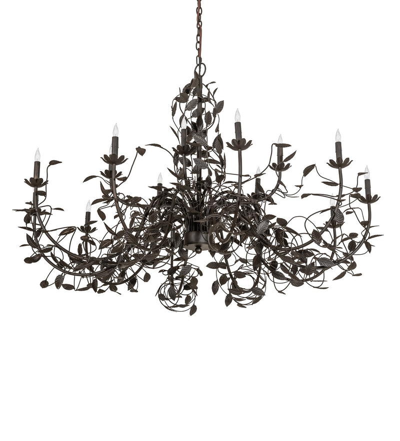 Meyda Tiffany 267570 15 Light Chandelier, Oil Rubbed Bronze