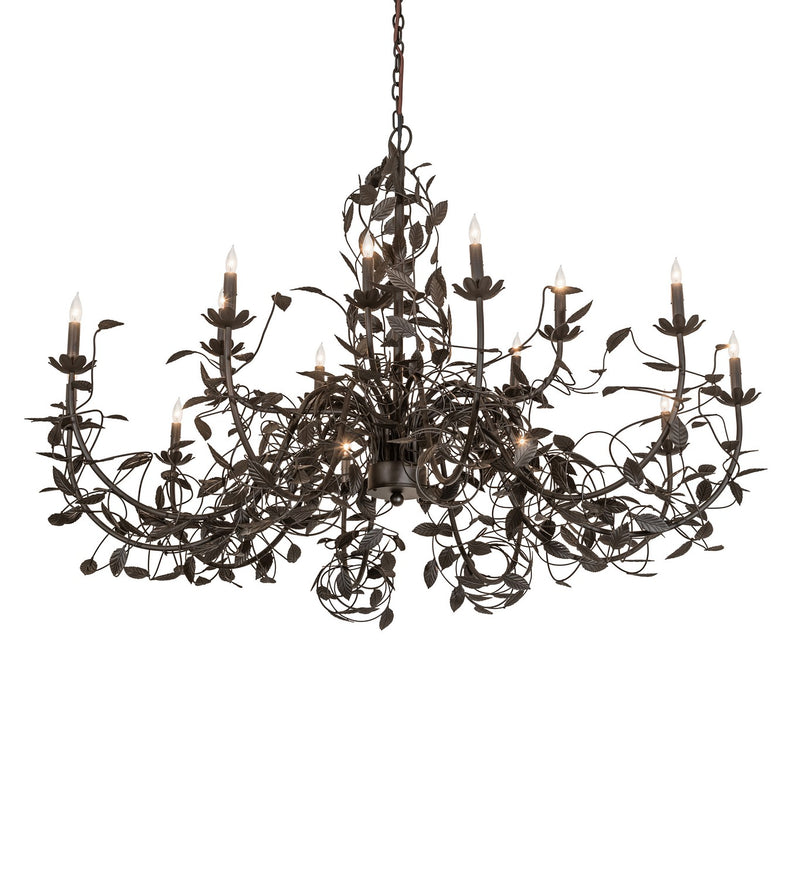 Meyda Tiffany 267570 15 Light Chandelier, Oil Rubbed Bronze