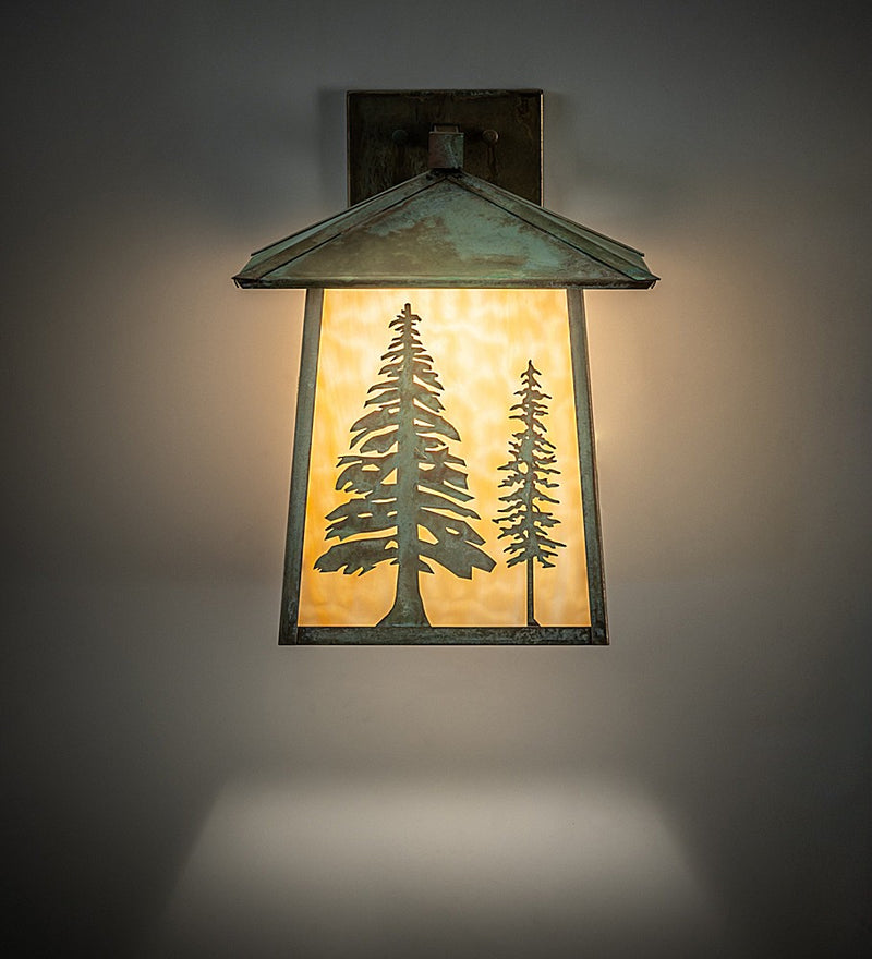 Meyda Tiffany 269421 One Light Wall Sconce, Verdigris
