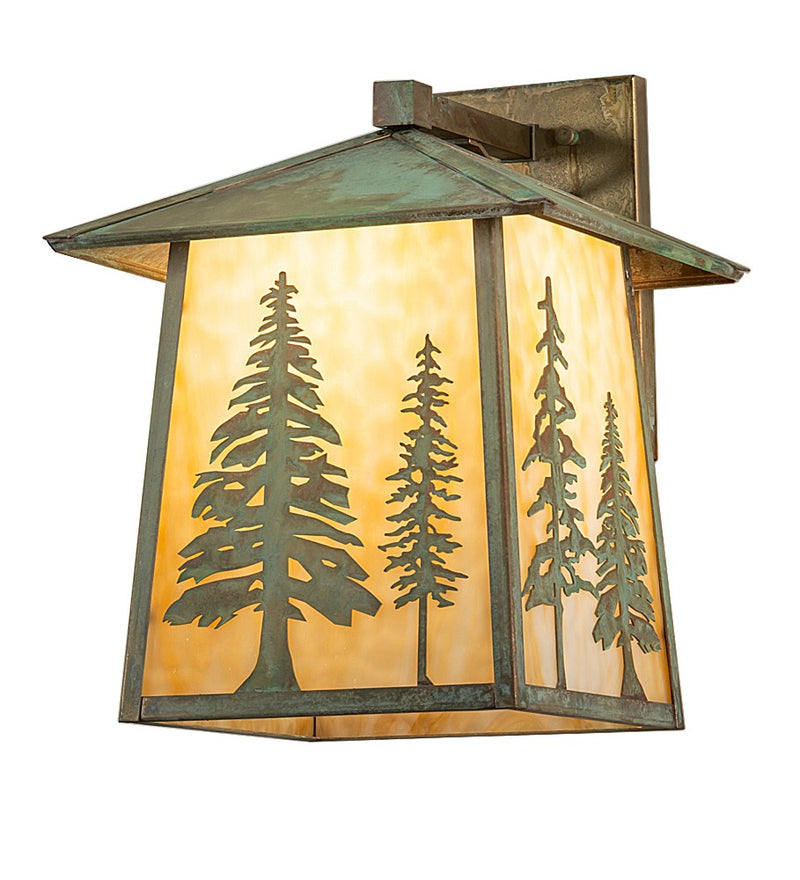 Meyda Tiffany 269421 One Light Wall Sconce, Verdigris