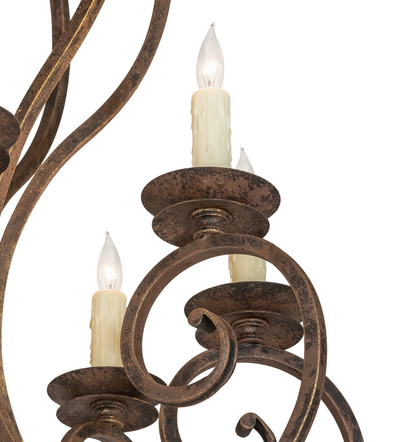 Meyda Tiffany 270771 24 Light Chandelier, Antiquity