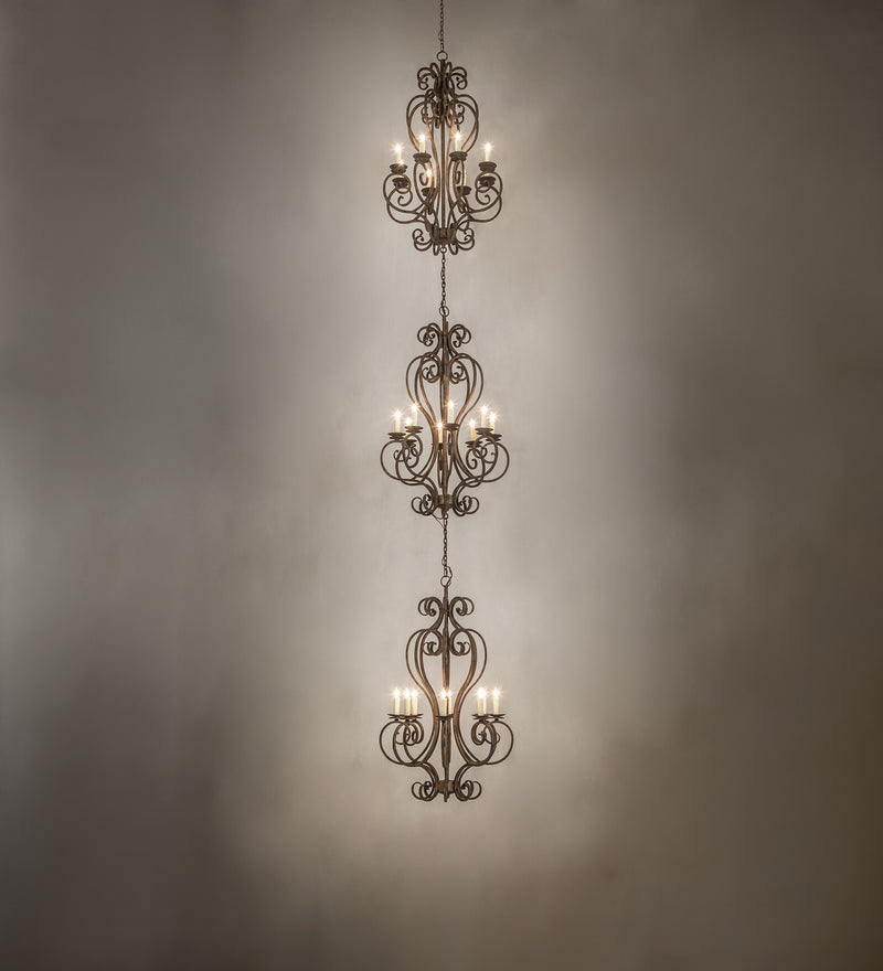 Meyda Tiffany 270771 24 Light Chandelier, Antiquity