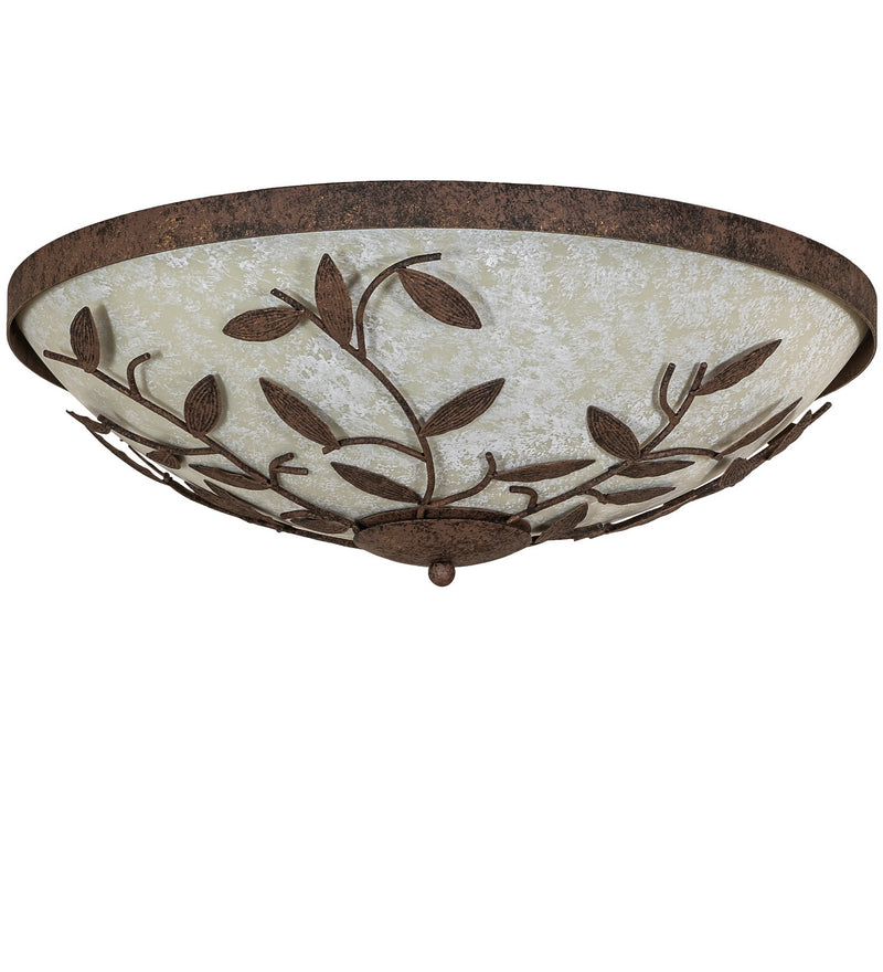 Meyda Tiffany 270775 Three Light Flushmount, Antiquity