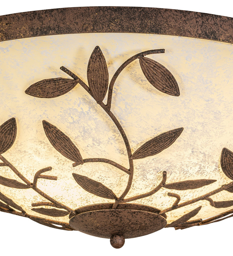 Meyda Tiffany 270775 Three Light Flushmount, Antiquity