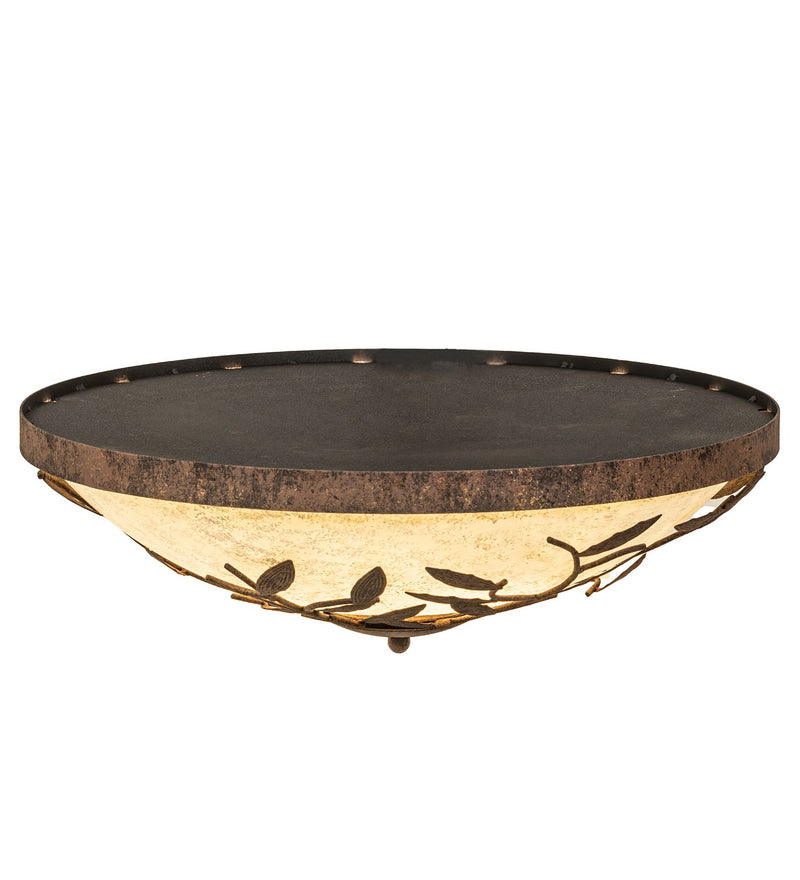 Meyda Tiffany 270775 Three Light Flushmount, Antiquity