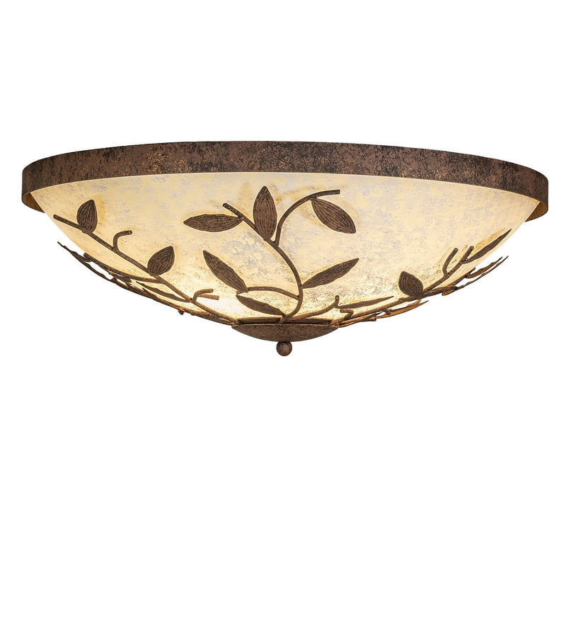 Meyda Tiffany 270775 Three Light Flushmount, Antiquity