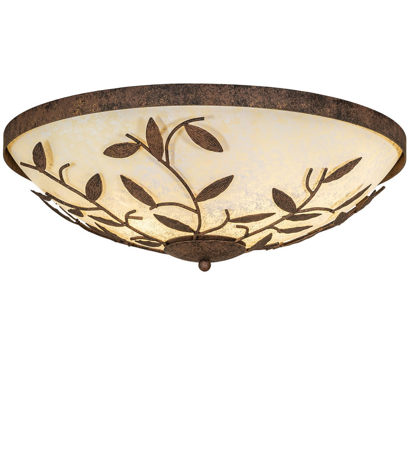 Meyda Tiffany 270775 Three Light Flushmount, Antiquity