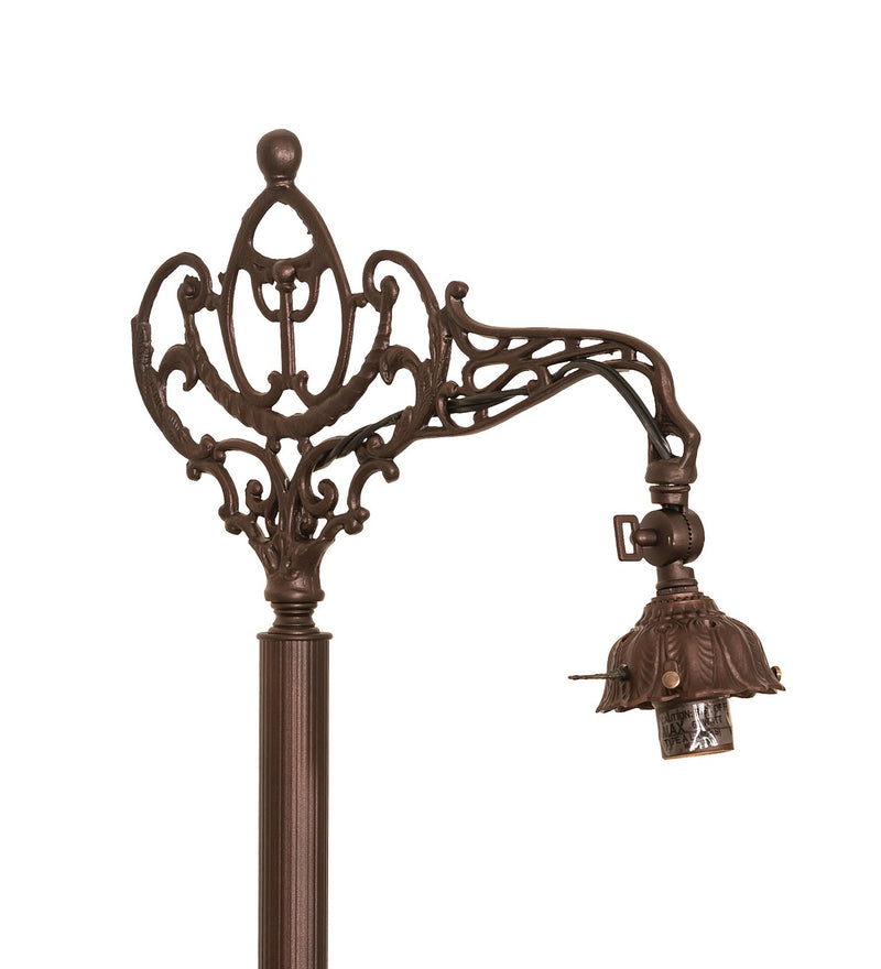 Meyda Tiffany 271835 One Light Floor Lamp, Mahogany Bronze