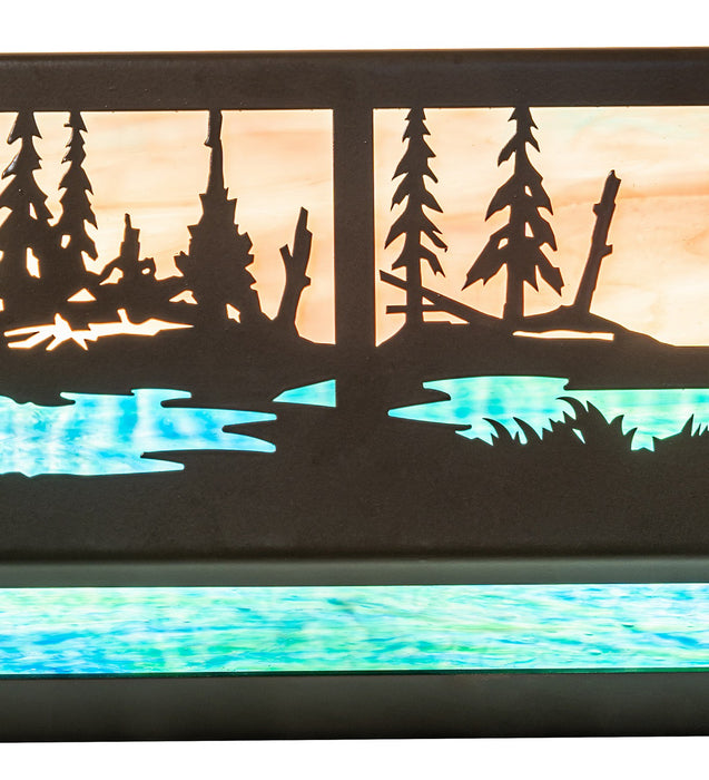 Meyda Tiffany 271923 Four Light Vanity, Timeless Bronze