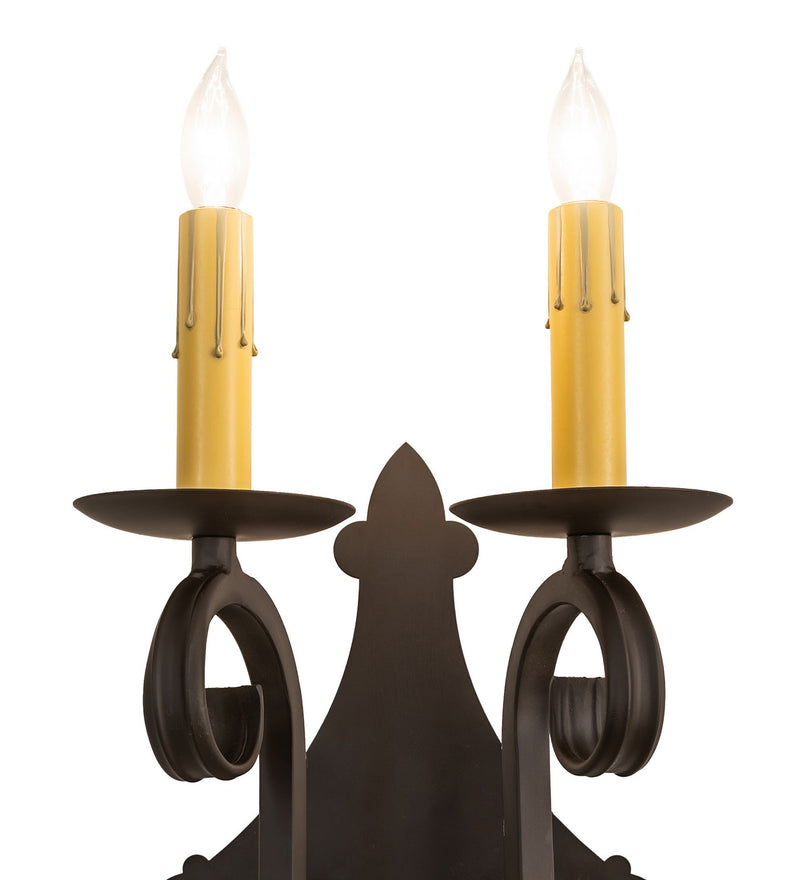 Meyda Tiffany 272227 Two light Wall Sconce, Oil Rubbed Bronze