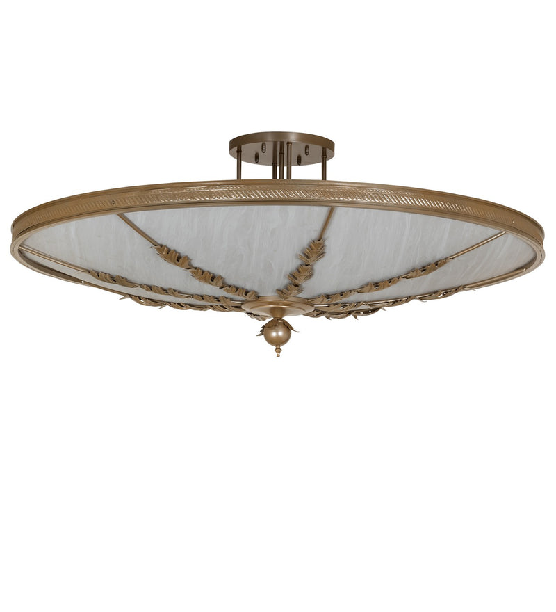 Meyda Tiffany 272688 Eight Light Semi-Flushmount, Champagne Metallic