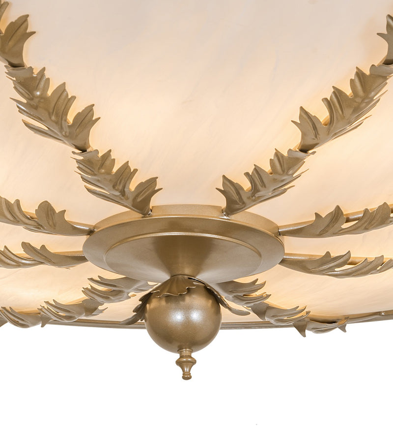 Meyda Tiffany 272688 Eight Light Semi-Flushmount, Champagne Metallic