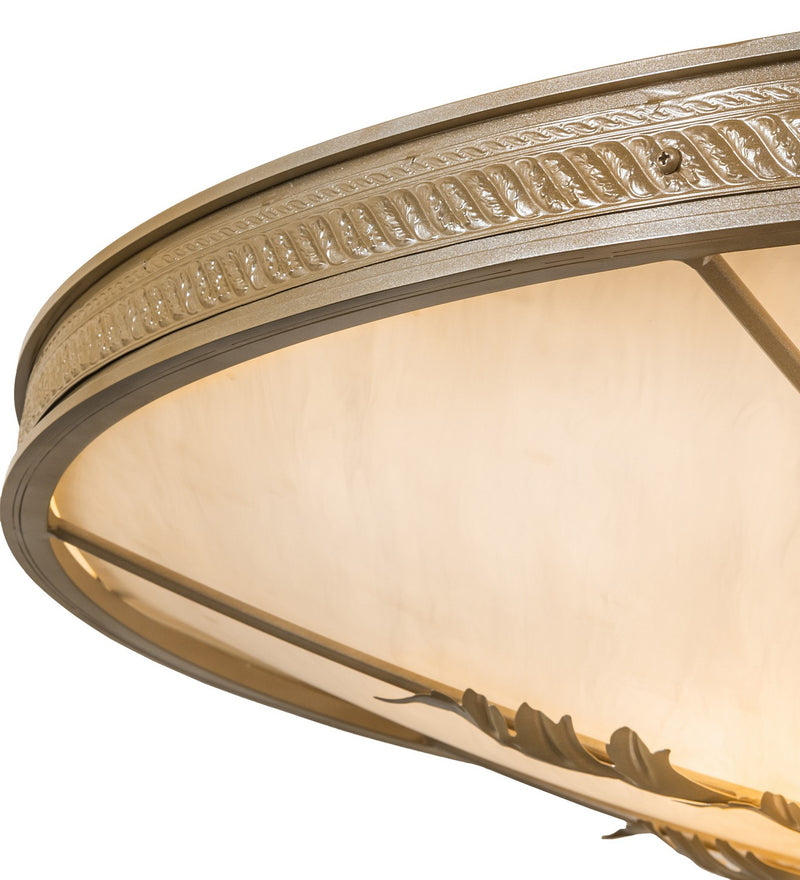 Meyda Tiffany 272688 Eight Light Semi-Flushmount, Champagne Metallic