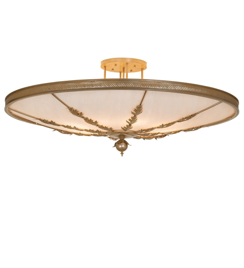 Meyda Tiffany 272688 Eight Light Semi-Flushmount, Champagne Metallic