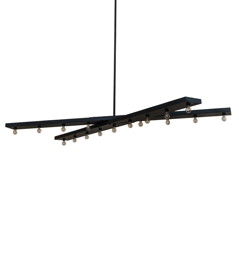 Meyda Tiffany 273725 17 Light Pendant, Solar Black