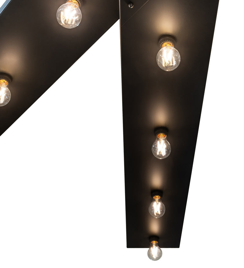 Meyda Tiffany 273725 17 Light Pendant, Solar Black