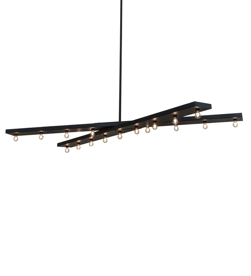 Meyda Tiffany 273725 17 Light Pendant, Solar Black