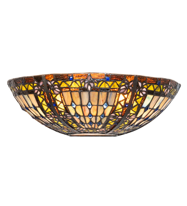 Meyda Tiffany 273727 Two light Wall Sconce, Mahogany Bronze