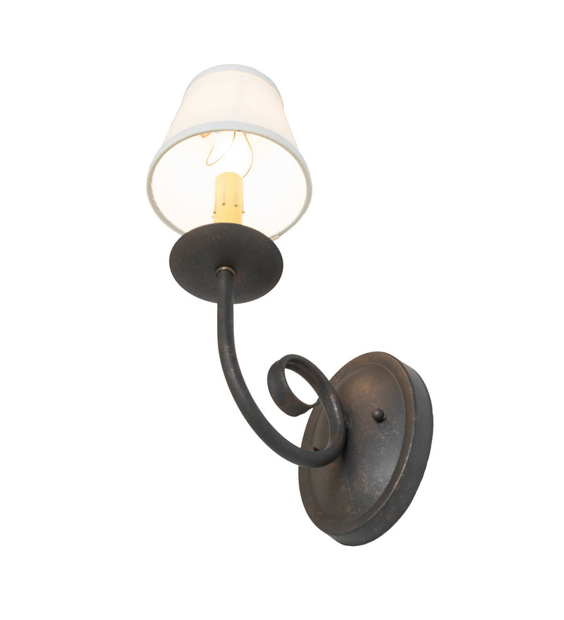 Meyda Tiffany 273774 One Light Wall Sconce, Gilded Tobacco