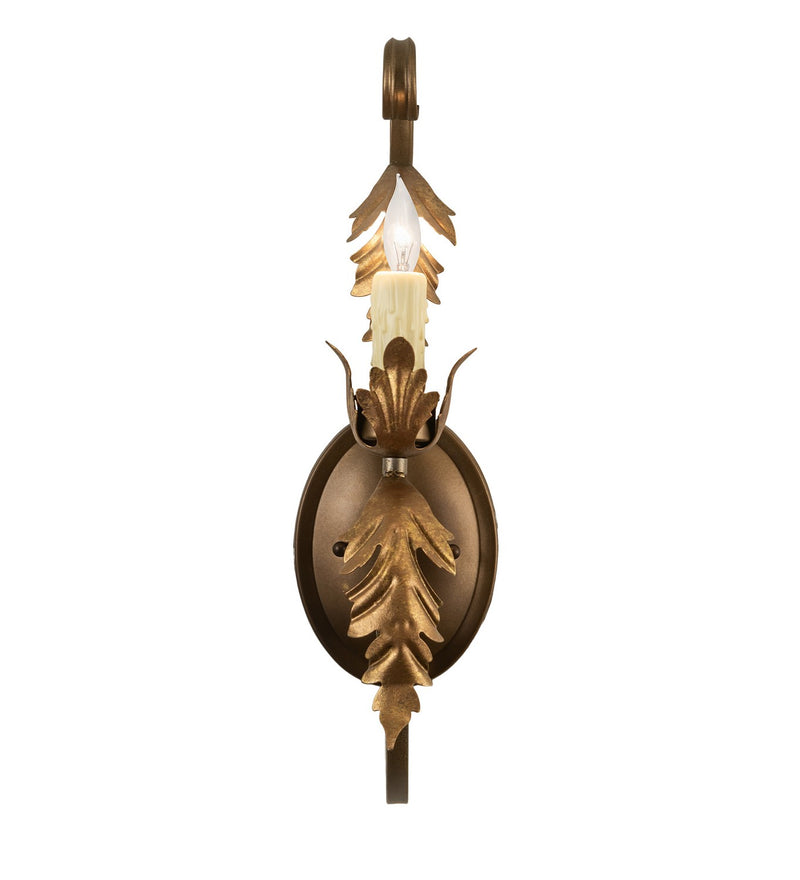 Meyda Tiffany 273864 One Light Wall Sconce, Black Hills Gold/Aztec Gold