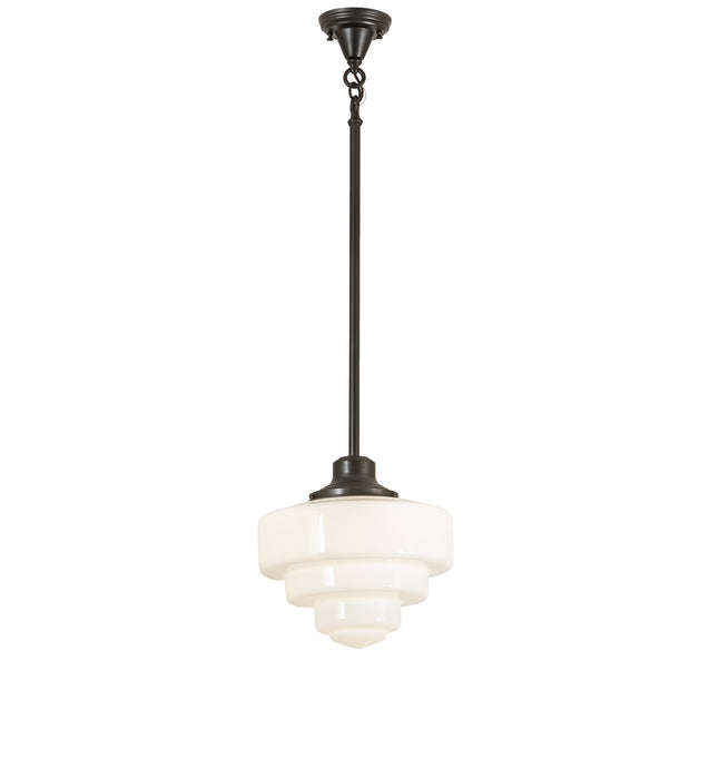 Meyda Tiffany 273877 One Light Pendant, Craftsman Brown