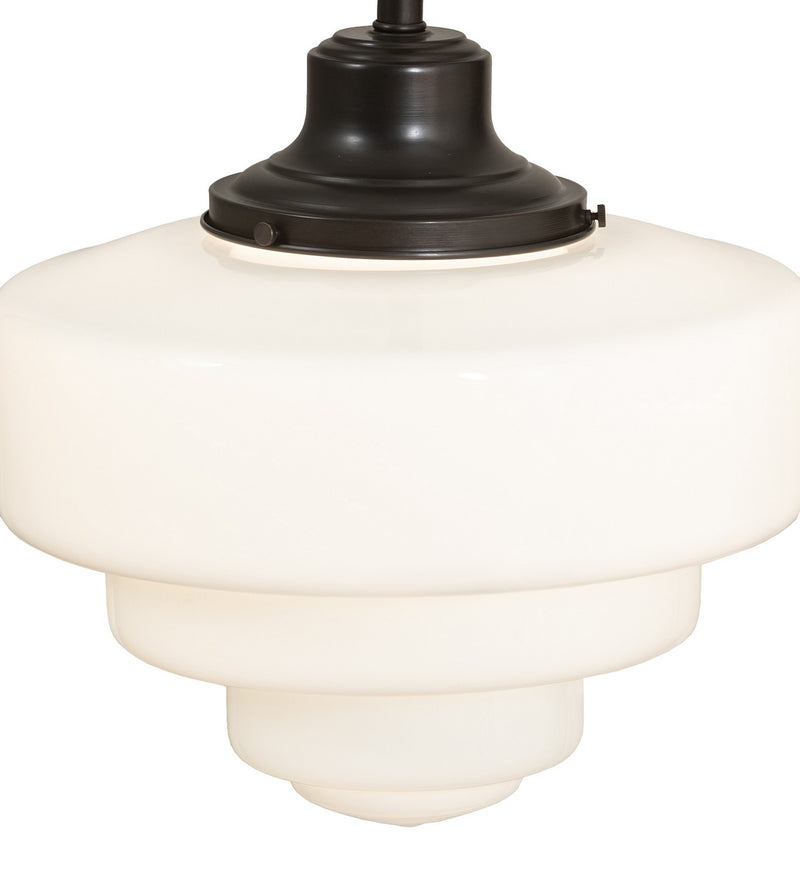 Meyda Tiffany 273877 One Light Pendant, Craftsman Brown