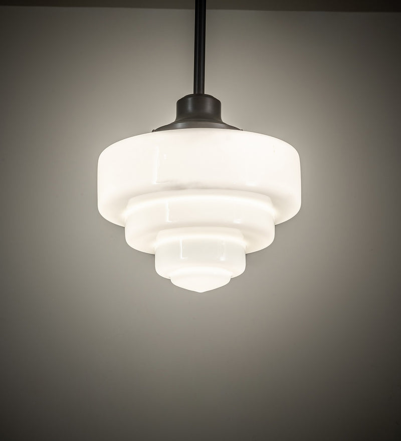 Meyda Tiffany 273877 One Light Pendant, Craftsman Brown