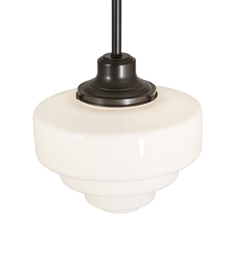 Meyda Tiffany 273877 One Light Pendant, Craftsman Brown