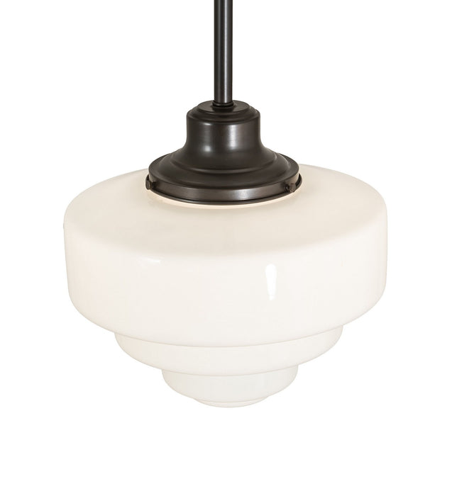 Meyda Tiffany 273877 One Light Pendant, Craftsman Brown