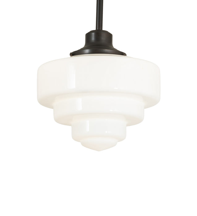 Meyda Tiffany 273877 One Light Pendant, Craftsman Brown