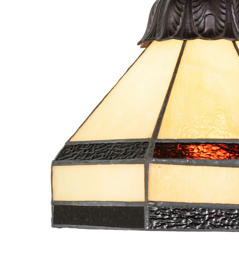 Meyda Tiffany 274147 One Light Wall Sconce, Mahogany Bronze